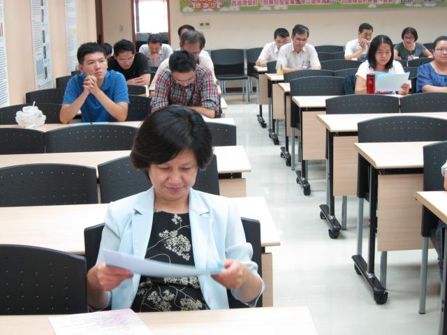 吳如琇老師也出席本次課程，針對學員們有問題的部份，進行講解及經驗分享
